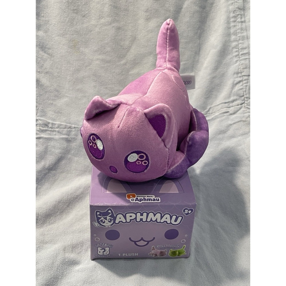 NEW Open Box Aphmau MeeMeows -‎ Litter 5 - Under The Sea 6" Plush - Octopus Cat